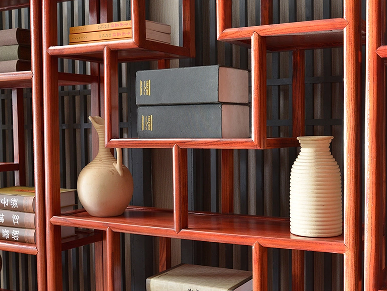 明清古典家具，實(shí)木南榆木中式博古架