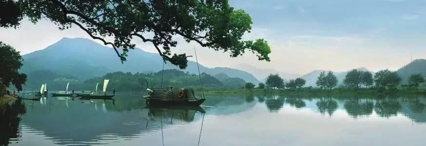 如隱·小佐居，半入溪水半入云