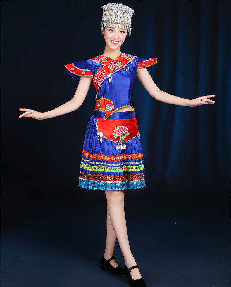 新款苗族民族服飾，云南少數(shù)民族服裝