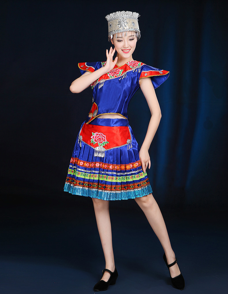 新款苗族民族服飾，云南少數(shù)民族服裝