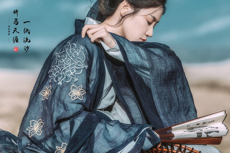 一紙流沙·倚馬天涯，古裝人像攝影
