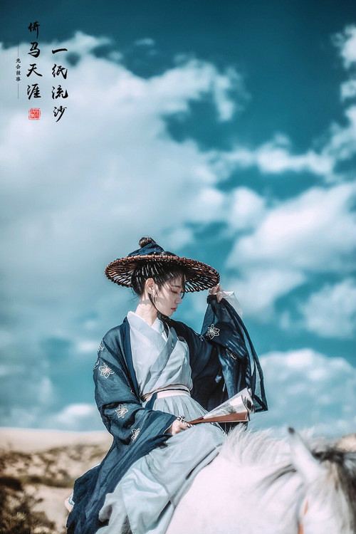 一紙流沙·倚馬天涯，古裝人像攝影
