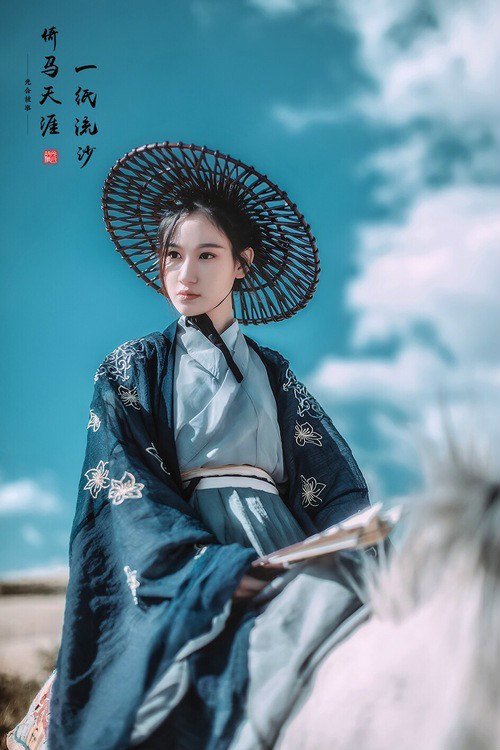一紙流沙·倚馬天涯，古裝人像攝影