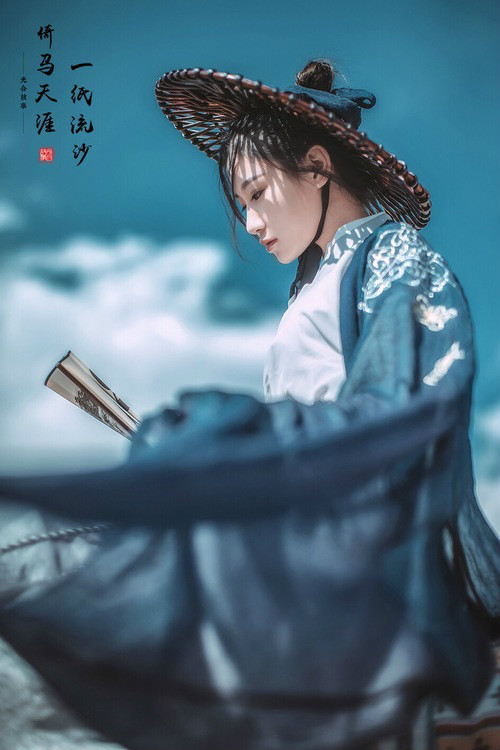 一紙流沙·倚馬天涯，古裝人像攝影