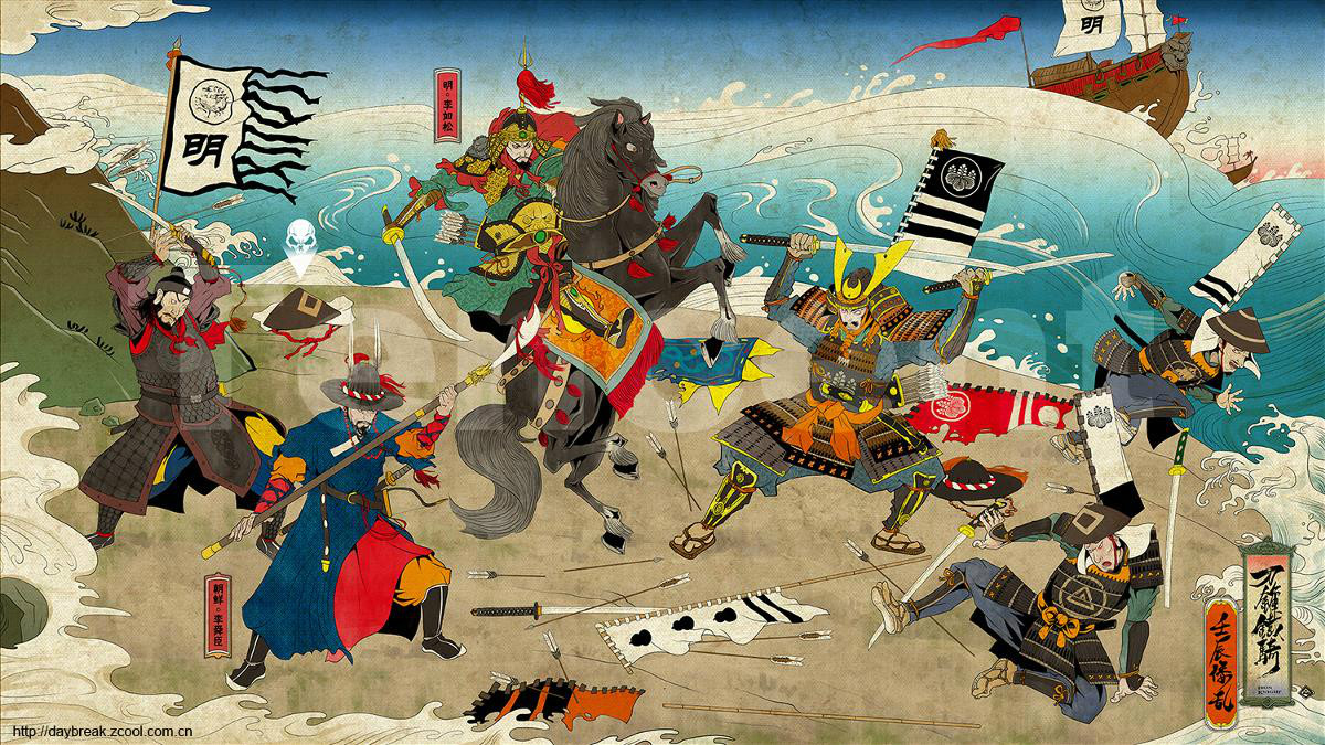 《刀鋒鐵騎》長卷，精美插畫