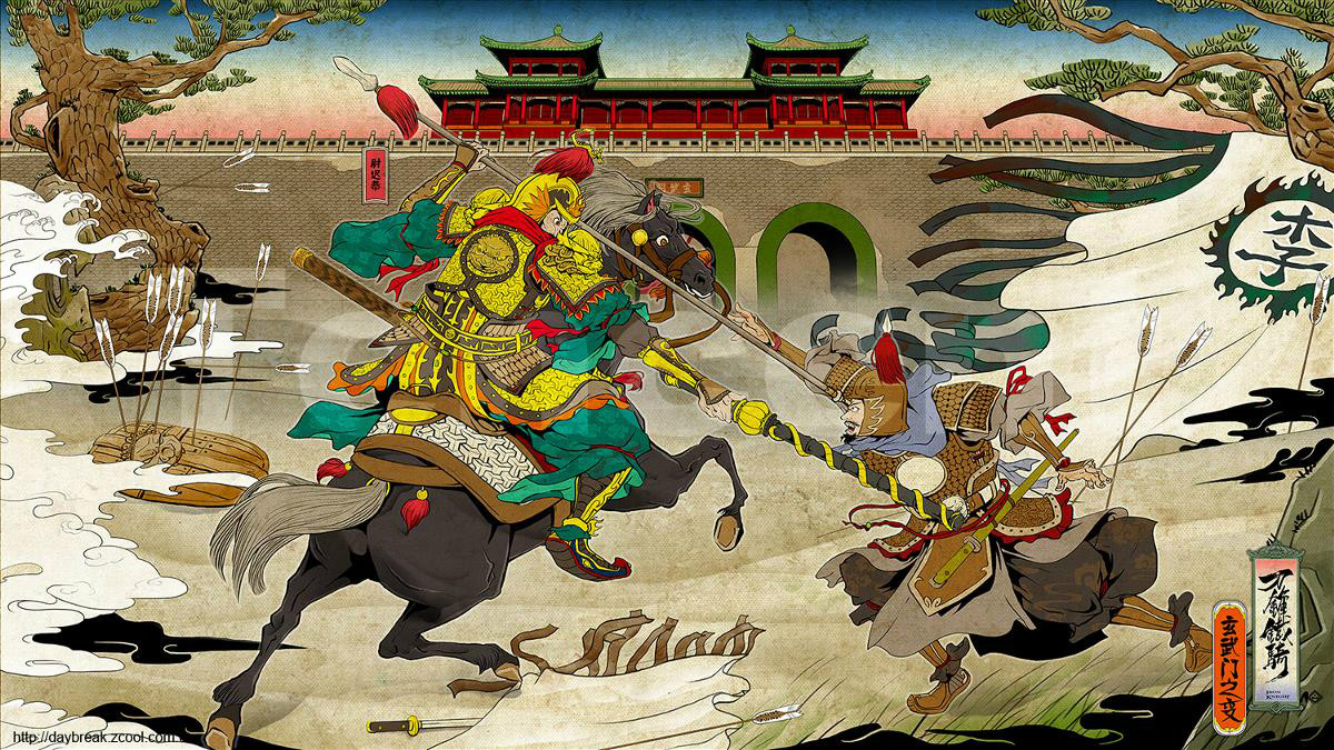 《刀鋒鐵騎》長卷，精美插畫