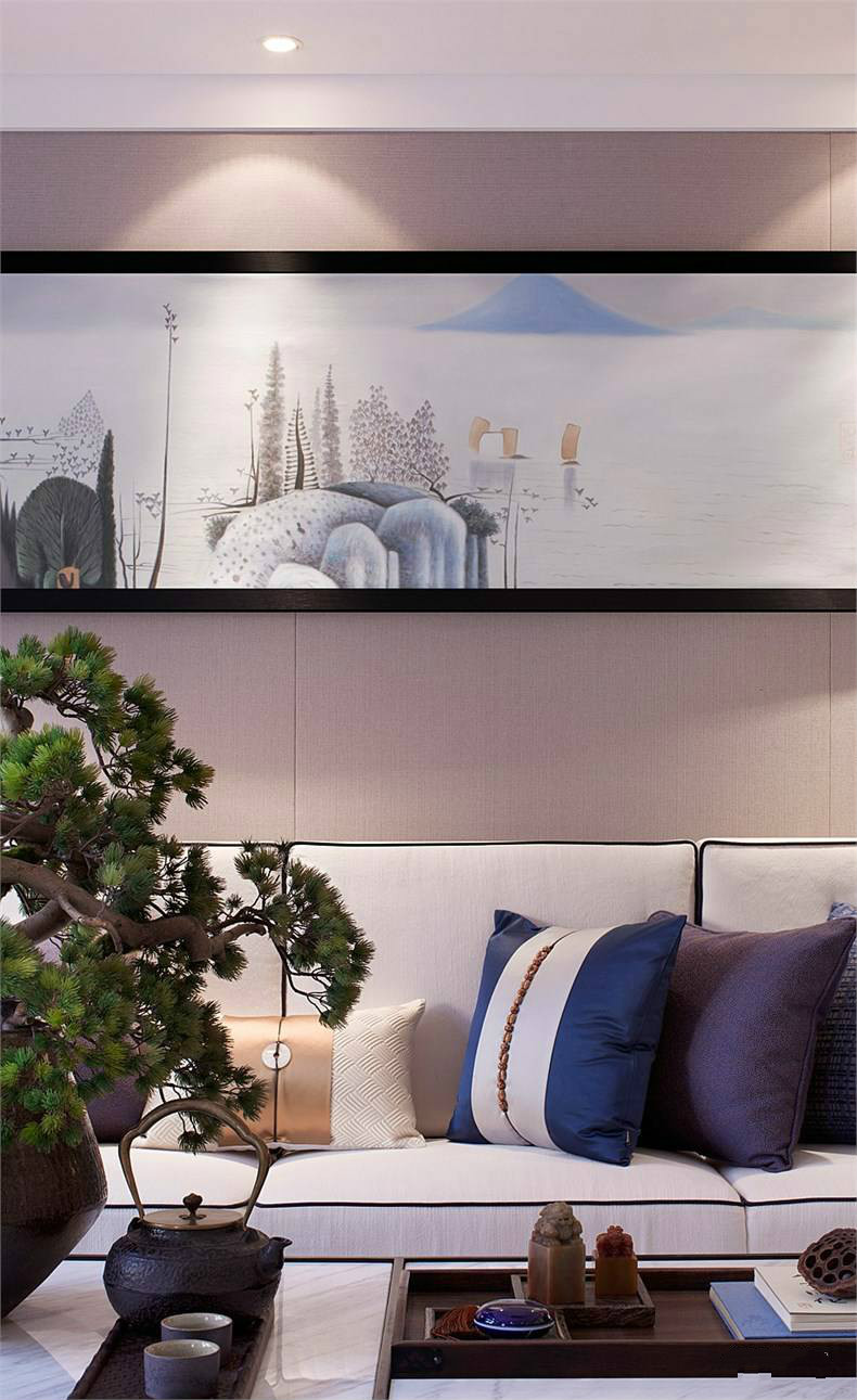 裝修設(shè)計：新中式客廳最有范的待客之道！