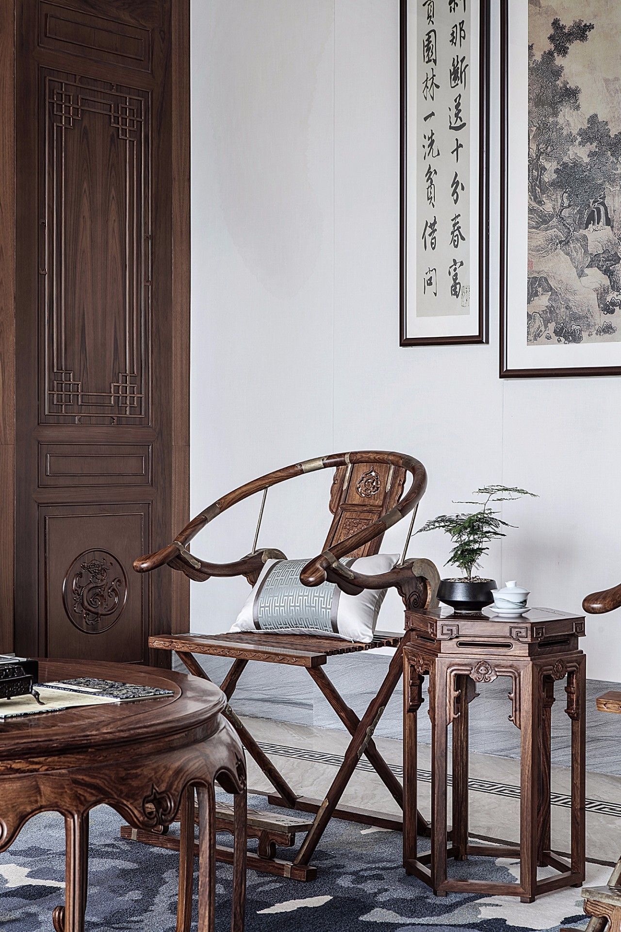 裝修設(shè)計：新中式客廳最有范的待客之道！