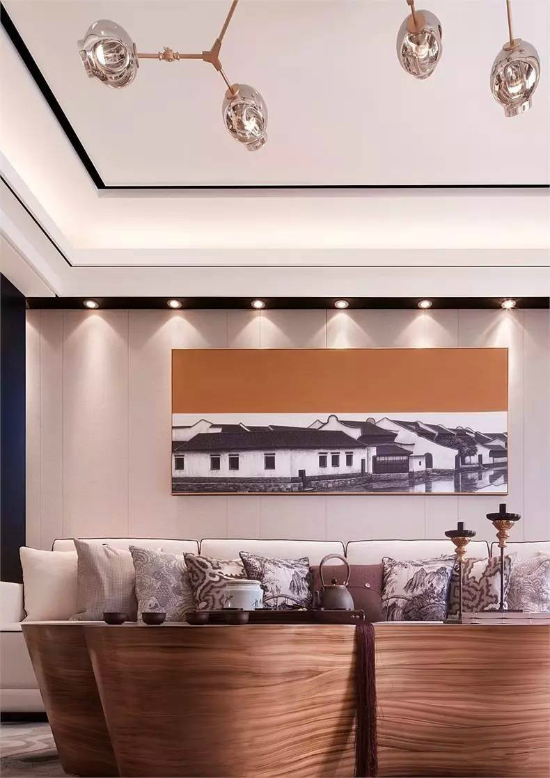 裝修設(shè)計(jì)：新中式客廳最有范的待客之道！