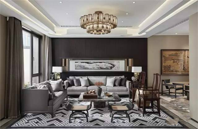 裝修設(shè)計(jì)：新中式客廳最有范的待客之道！