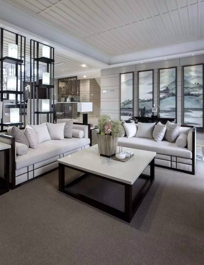 裝修設(shè)計(jì)：新中式客廳最有范的待客之道！