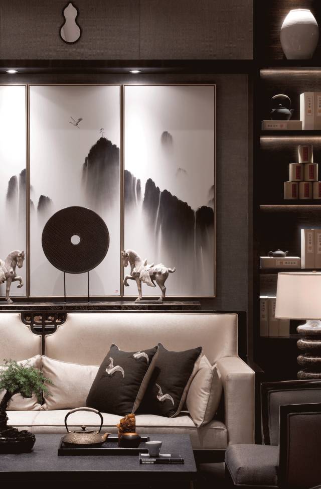 裝修設(shè)計：新中式客廳最有范的待客之道！