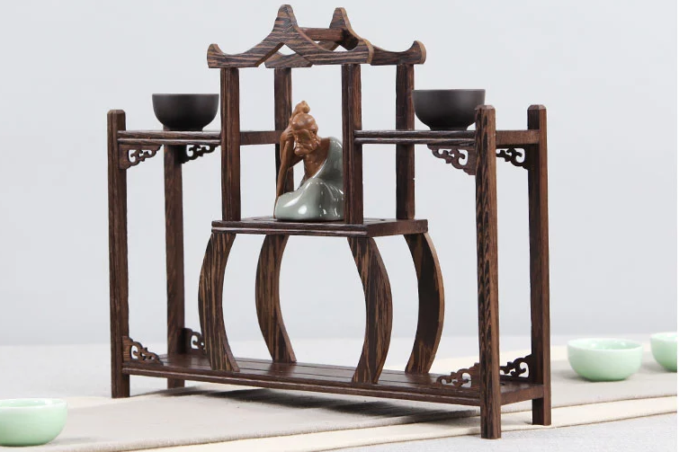 20款東方古韻的雞翅木實木中式博古架造型