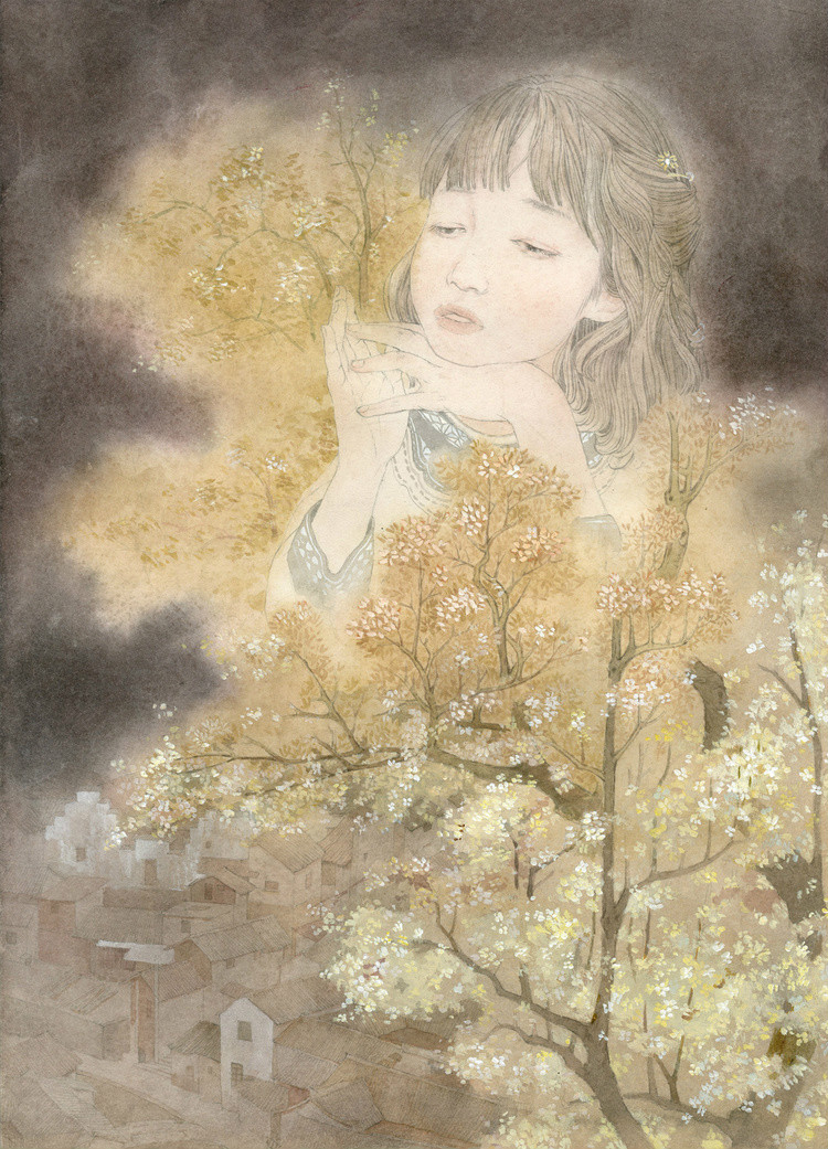 舊·唯美手繪插畫(huà)欣賞