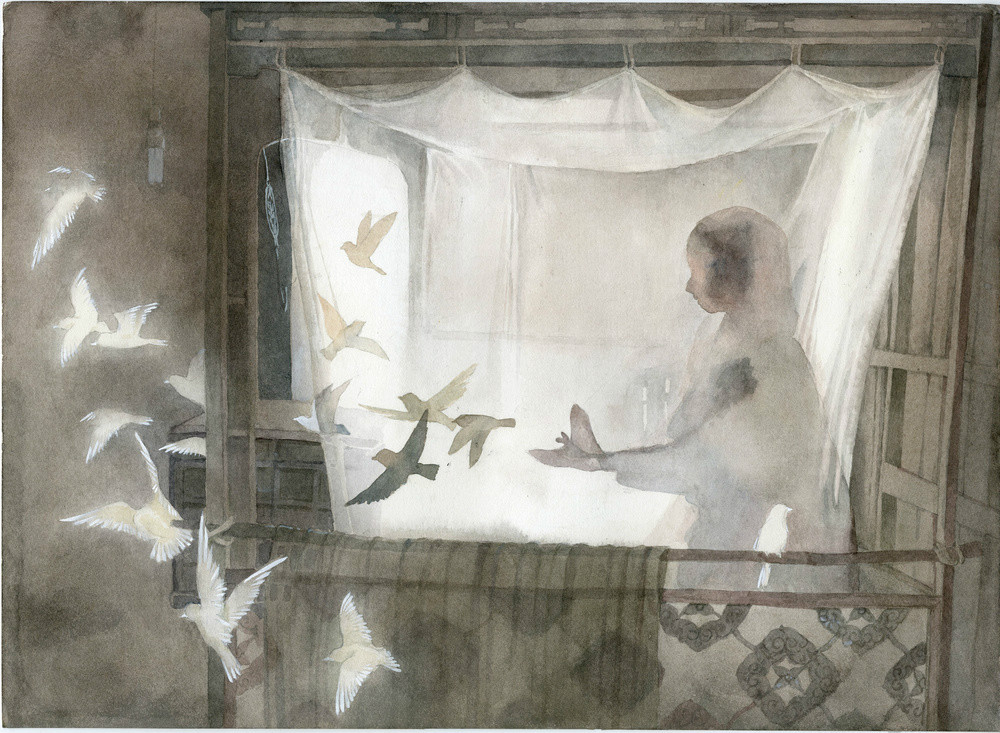 舊·唯美手繪插畫(huà)欣賞