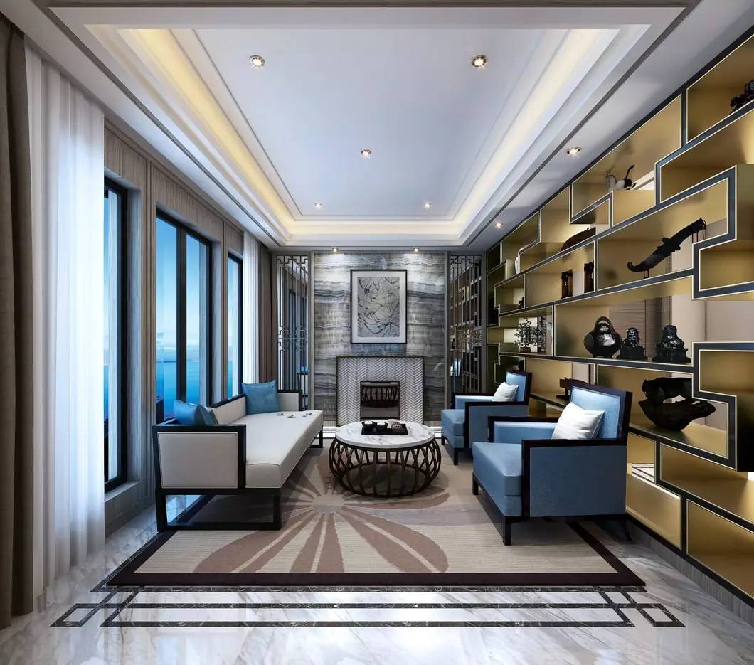 沙發(fā)墻裝修設(shè)計(jì)，最美不過(guò)新中式