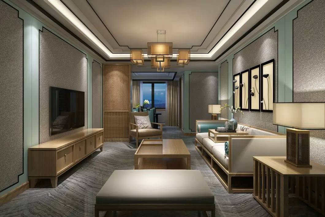 沙發(fā)墻裝修設(shè)計(jì)，最美不過(guò)新中式