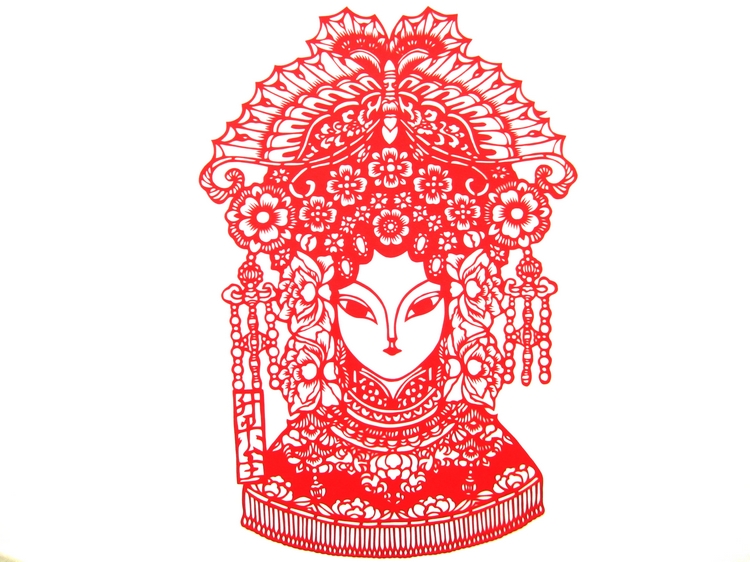 十款家佳樂文學(xué)手工京劇臉譜剪紙工藝品