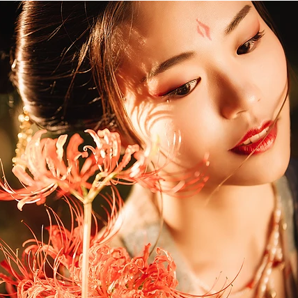 家佳樂文學(xué)彼岸花開唯美古風(fēng)女子頭像