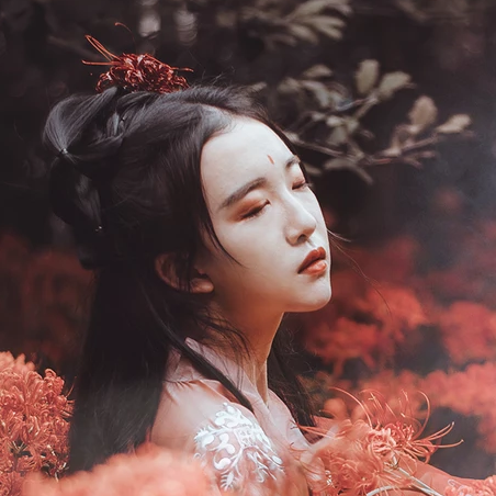 曼珠沙華家佳樂文學(xué)唯美古風(fēng)女子頭像