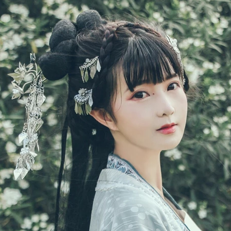 小清新唯美花朵頭像，家佳樂文學(xué)古風(fēng)真人女子頭像