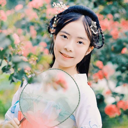 家佳樂(lè)文學(xué)古風(fēng)真人唯美女子頭像