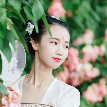 清新花朵家佳樂文學(xué)古風(fēng)真人唯美女子頭像