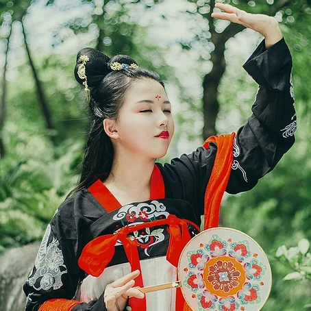 清新家佳樂文學(xué)唯美古風(fēng)少女真人頭像