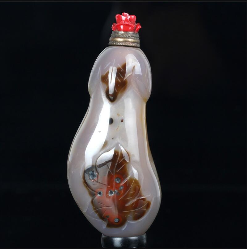 瑪瑙鼻煙壺，帝王心頭的玩物