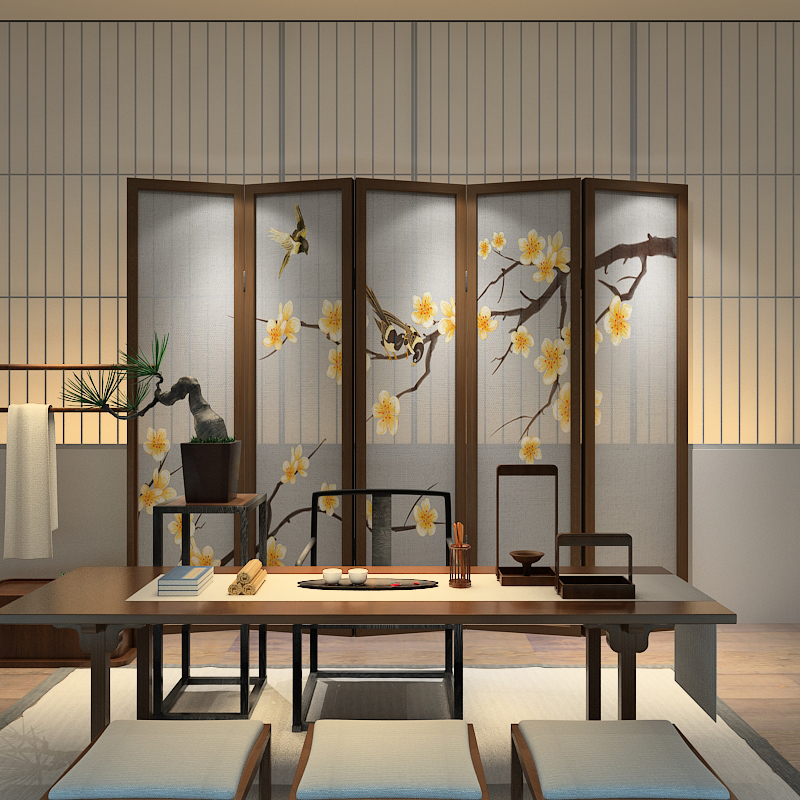 現(xiàn)代中式屏風(fēng)，隔不斷的東方美