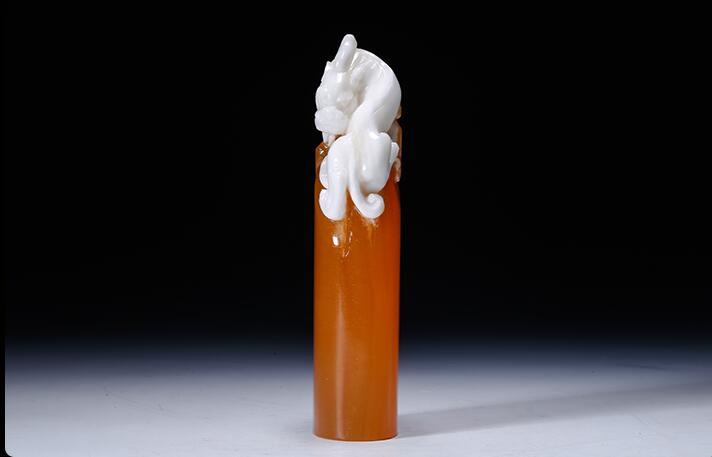 金田黃石印章，財官福祿之喜