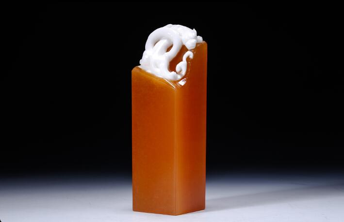 金田黃石印章，財官福祿之喜