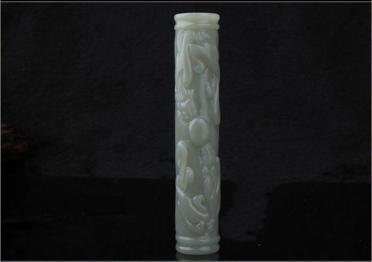 和田玉鎮(zhèn)紙，玉不雕不成器