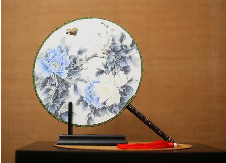 梅蘭竹菊系列團扇，團扇搖搖美人裊裊