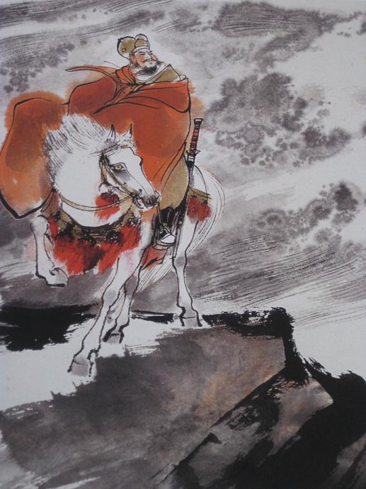 十二詩人畫像冊(cè)，劉旦宅是最清秀俊逸的畫家