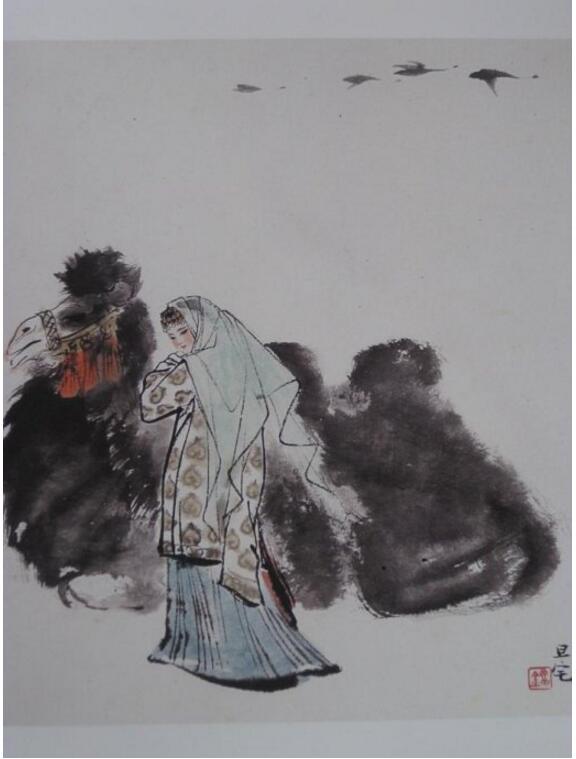 十二詩人畫像冊(cè)，劉旦宅是最清秀俊逸的畫家