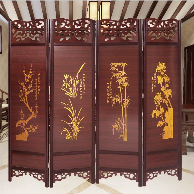 中式古典屏風(fēng)，云母屏風(fēng)燭影深
