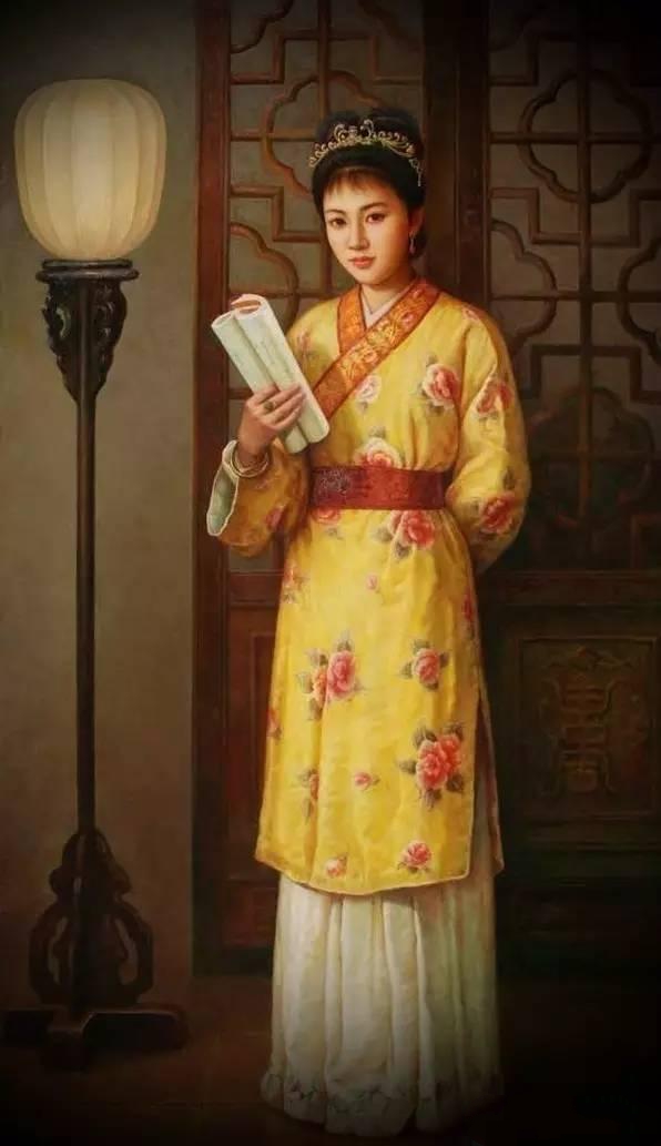 紅樓夢(mèng)金陵十二釵油畫，中國(guó)文化與西方藝術(shù)