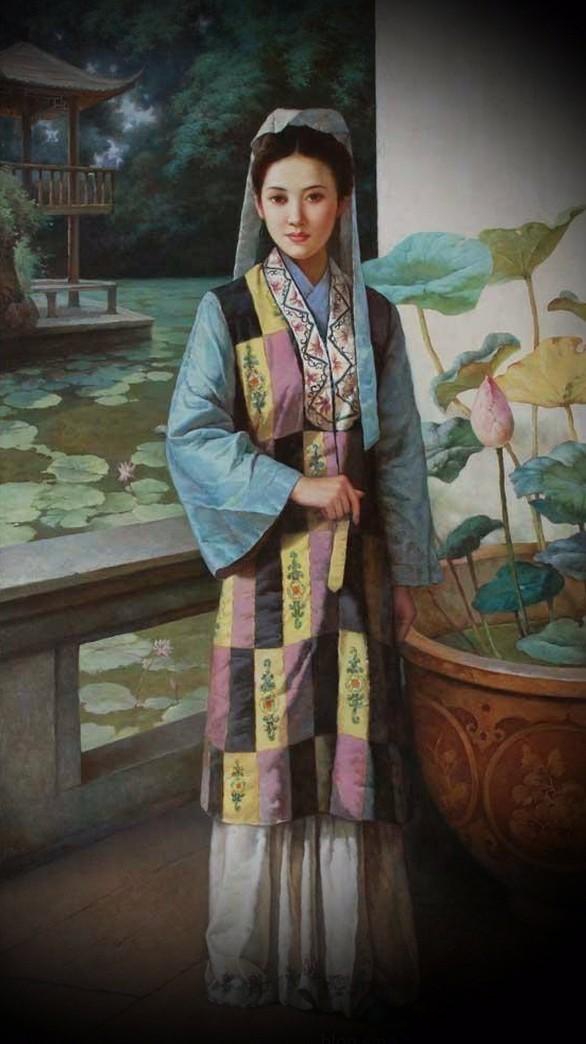 紅樓夢(mèng)金陵十二釵油畫，中國(guó)文化與西方藝術(shù)