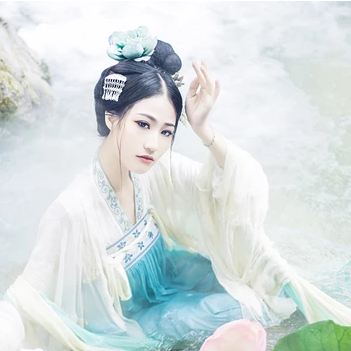 夢中鏡時尚典雅，唯美古風真人頭像