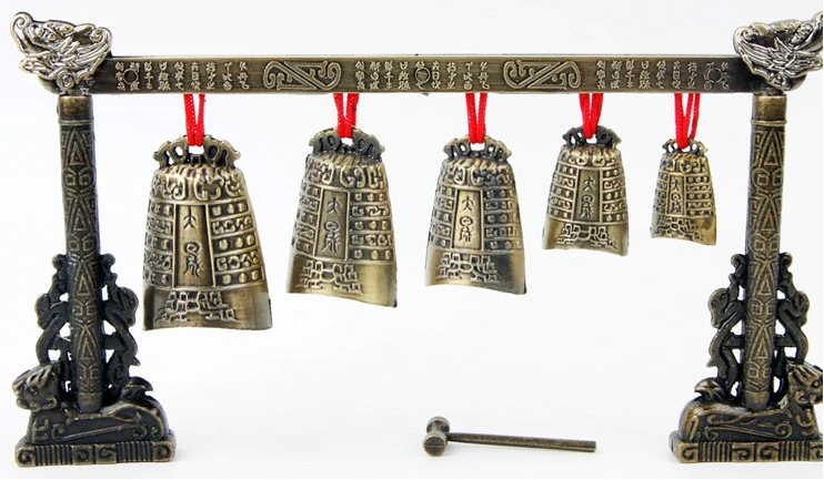 特色家佳樂(lè)文學(xué)古典仿古編鐘，青銅器裝飾樂(lè)器擺件