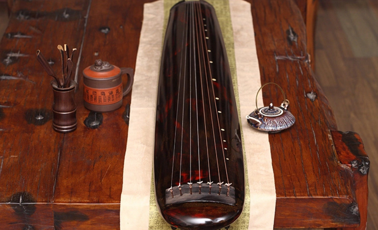 老杉木古琴，時(shí)尚古典家佳樂(lè)文學(xué)民族樂(lè)器