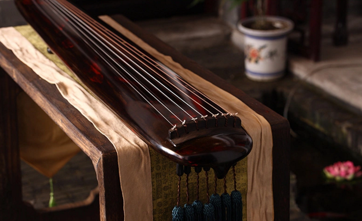 老杉木古琴，時(shí)尚古典家佳樂(lè)文學(xué)民族樂(lè)器