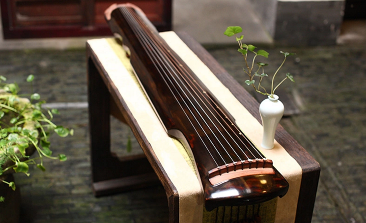 伏羲式古琴，時尚古典家佳樂文學民族樂器