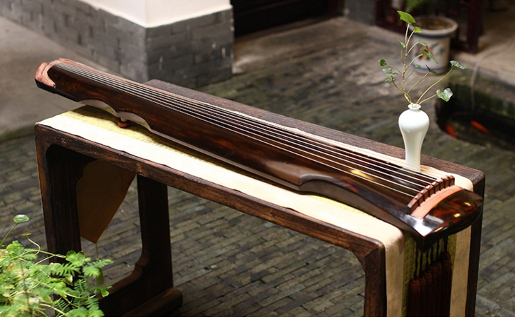 伏羲式古琴，時尚古典家佳樂文學民族樂器