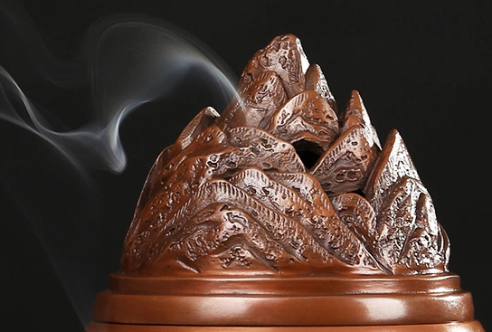 紫銅博山香爐，仿古純銅香爐