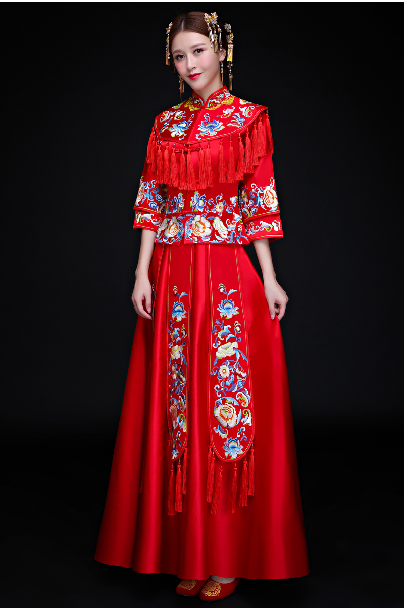 古典時尚中式禮服，家佳樂文學新娘禮服