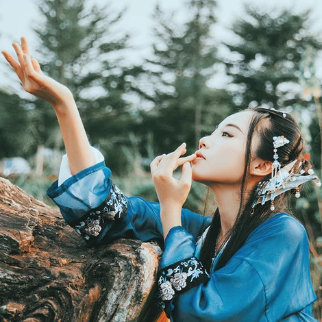 人魚傳說妖艷頭像，唯美古風女子頭像