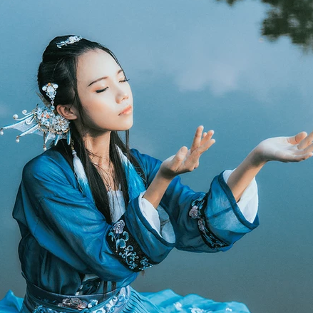 人魚傳說妖艷頭像，唯美古風女子頭像