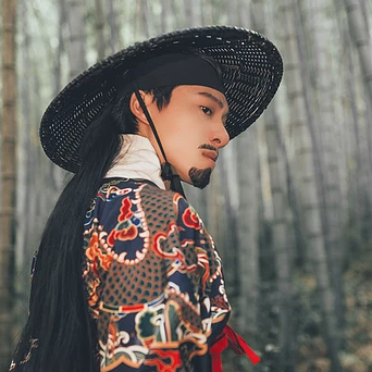 霸氣錦衣行帶刀頭像，唯美古風(fēng)男生真人頭像